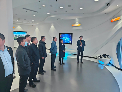 北京環(huán)衛(wèi)集團副總經(jīng)理劉凱一行蒞臨杰瑞參觀調(diào)研，共商山東軟件開發(fā)合作